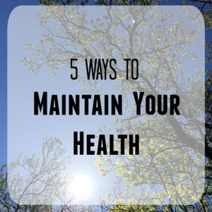 5waystomaintainyourhealth