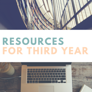 Resources for Third Year