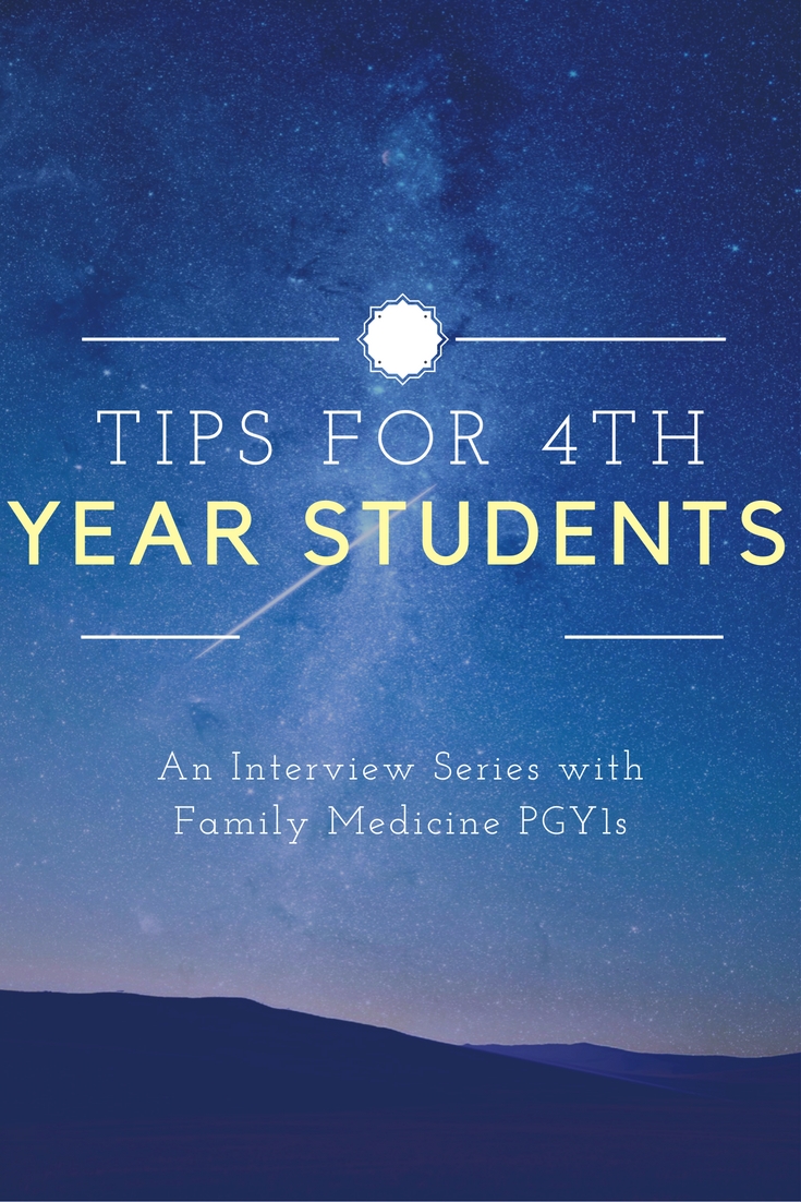 Tips for Fourth Year Students