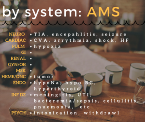 Differential Diagnosis by System